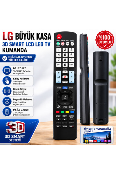 LG TV Uyumlu Tüm Modeller 3d Tv Televizyon Tuşlu Kumanda