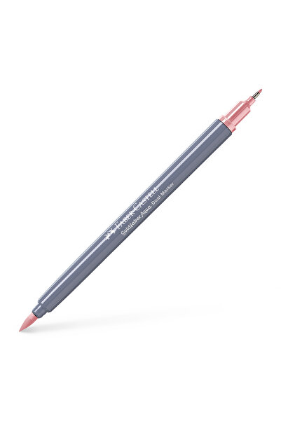 Faber Castell GOLDFABER ROZ DESCHIS 114 MARKER SOLUBIL CU VÂRF DUBLU FABER-CA...