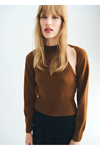 MANGO Woman Strickjackenartiger Pullover