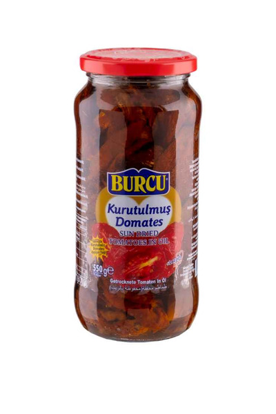 BURCU Güneşte Kurutulmuş Domates Cam Kavanoz 550 gr