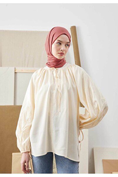 Freshscarfs Koyu Gül Kurusu Bambu Şal
