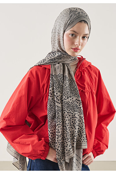 Freshscarfs Dot Elegance Desen Rami Şal Taş