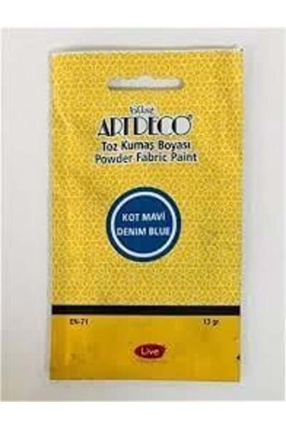 Artdeco Toz Kumaş Boyası 13 Gr. Kot Mavi Y-010t-1109
