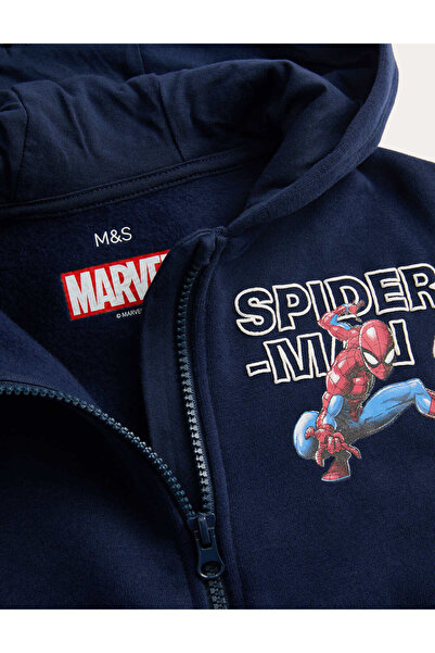 Marks & Spencer Spider-Man Fermuarlı Hırka