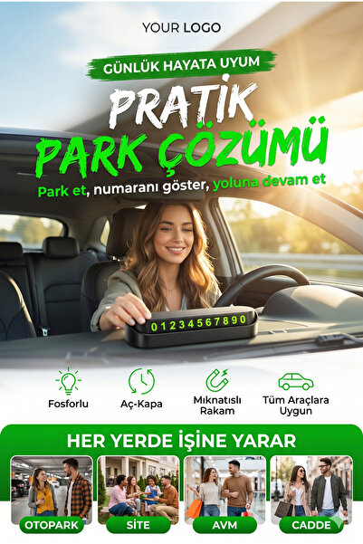Beatitude Tüm Araçlara Uyumlu Universal Oto Araç Numaratör Telefon Numaralık ...
