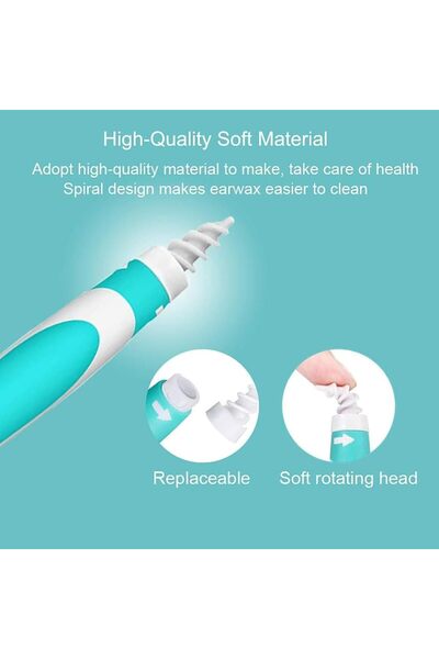 Arabest Soft Silicone Earwax Remover, Reusable Spiral Ear Cleaner Tool with 1...