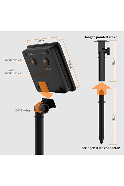 Arabest Solar String Lights Outdoor, with 8 Lighting Modes, Waterproof Outdoo...