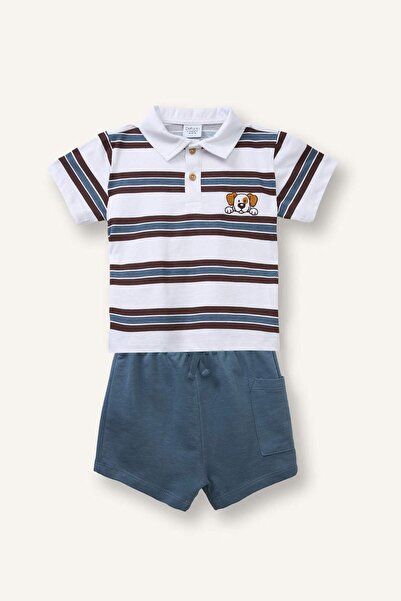 DeFacto Striped 2-Piece Set for Baby Boy H3073A526Sm