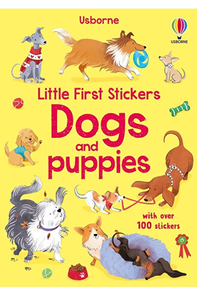 Usborne Children's book, Usborne, Little First Stickers Dogs and Puppies, 3+ ...