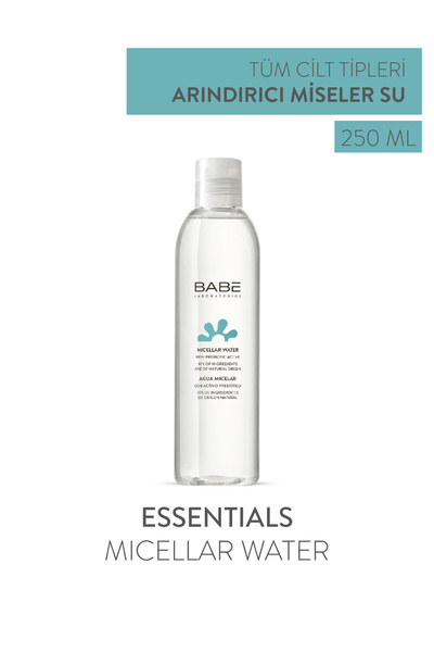 Babe Laboratorios Essentials Micellar Water 250ml - Prebiyotik İçeren Misel Su