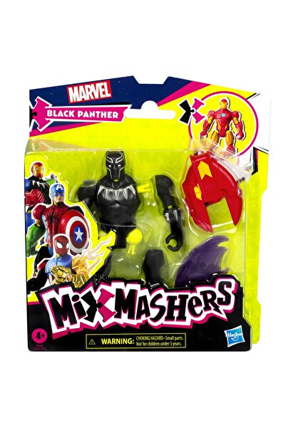 Hasbro MARVEL AVENGERS MIX MASHERS FIGURINA BLACK PANTHER 12CM