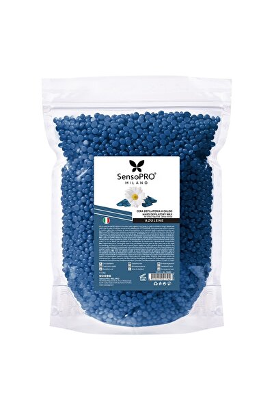 SensoPRO Milano Granule de ceară epilatoare elastică Azulene, 500g