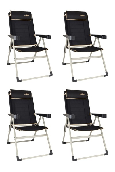 NURGAZ 4'LÜ KATLANIR LÜX SANDALYE SET