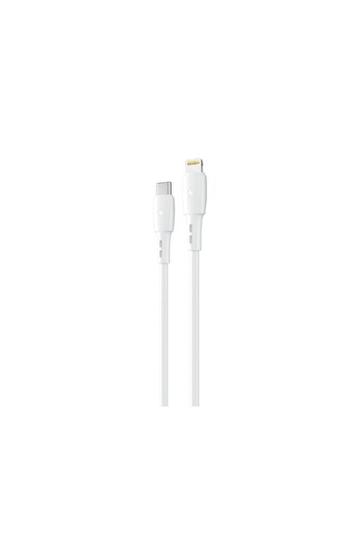 lemontti Cablu Wind Fast Charge Type-C la Lightning, PD 30W, 1.2m, Alb