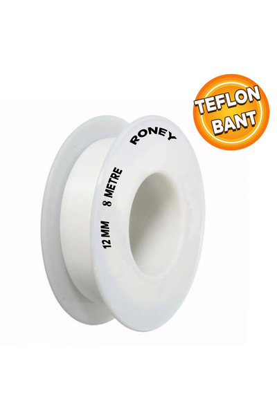Badem10 Teflon Sızdırmaz Yalıtım Bant Bandı 12 mm x 8 Metre