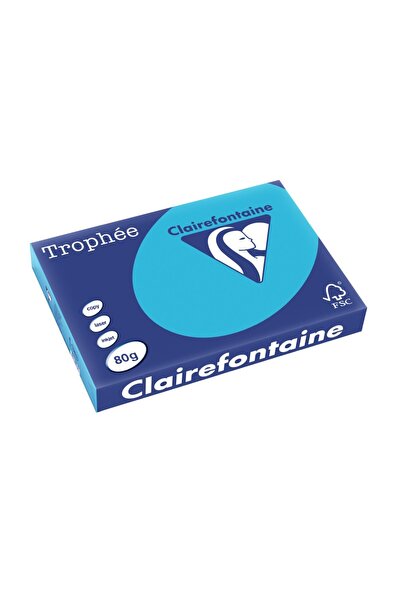 Clairefontaine Hârtie A3 80 g/m² Culoare intensă 500 coli/reamă Albastru regal