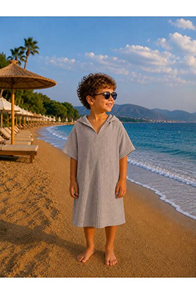 My Kids Wear Момчешко муселиново плажно пончо 12792