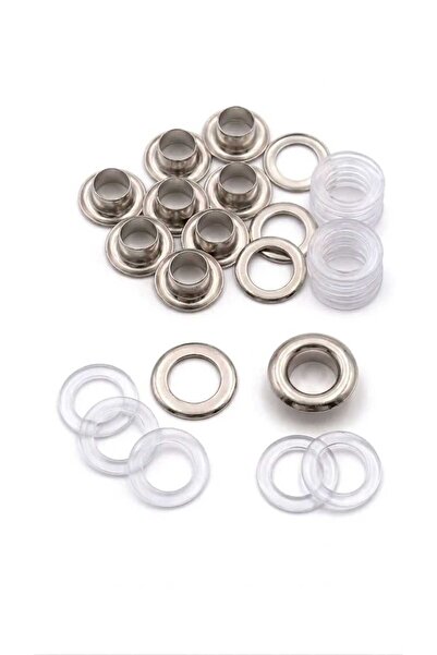 Klinkshop 4 Numara Nikel Renk Kuşgözü - 6 Mm Aparatsız Malzeme Paketi - 100 A...