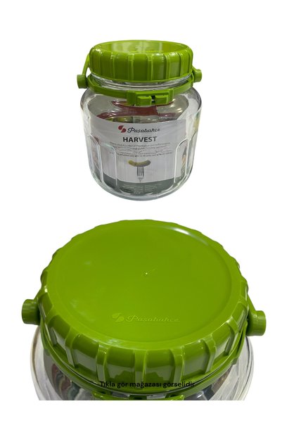 MOOD CLASS Leak-Proof Air-Tight Chubby Glass Jar Tea Sugar Nuts Pickles Food Storage Jar 2,Lt