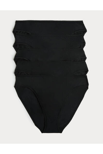 Marks & Spencer 5'li Cotton Lycra® High Leg Külot Seti