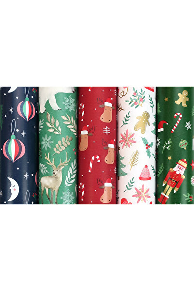 OEM Rolă de hârtie de ambalat 70cm x 2m MAGICAL WINTER ROTOLUX