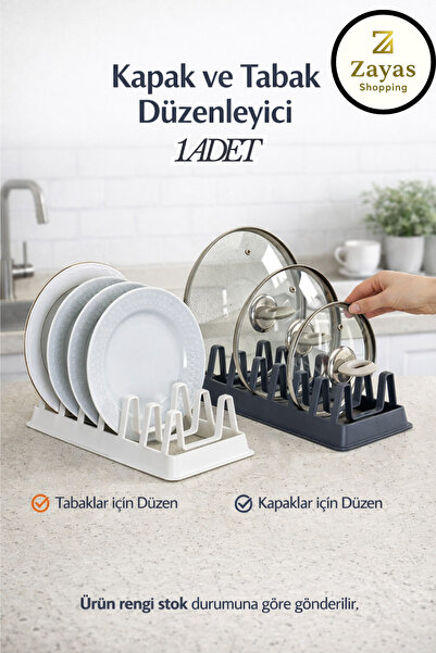 Zayas Shopping 1 Piece Plate and Lid Organizer – Kitchen Organizer