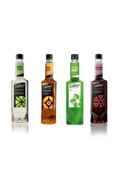 Da Vinci Davinci Gourmet 4 Lü Şurup Kokteyl Fırsat Seti (TURUNÇ, ŞEFTALİ, NAN...