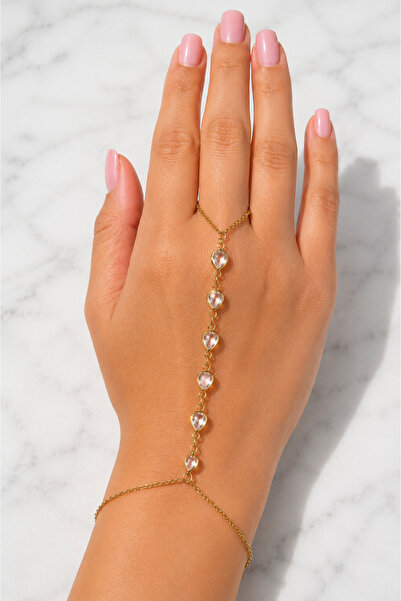 Ebravia Charming and Stylish Stainless Steel Shahmeran with Drop Pattern Zirc...