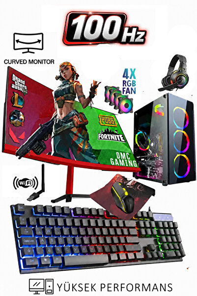 Dmc N90x (GTA 5) I7-860,16GB RAM,256GB SSD,4GB R7240 128BİT,24"100hz Curved O...