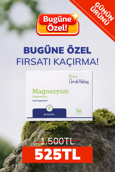 Dr. Ümit Aktaş Magnezyum - Bisglisinat - Yüksek Biyoyararlanım - 60 Kapsül