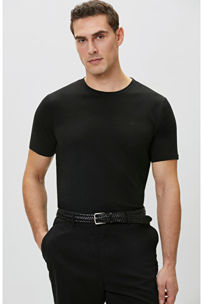 Network N-Green Siyah Basic T-shirt