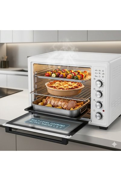 HOME MASTER Home Master Hm-2120 120-Litre Grill Oven |   Stainless Steel and Professional Cnc Machining