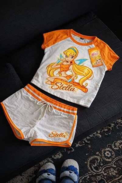 BALİNA Stella Dream Sarı Şortlu Takım