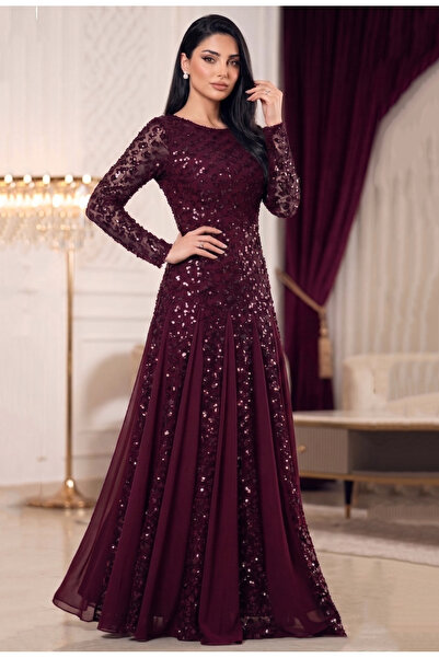 DVNA Dvna Royal Elegance Dress in Oud Color