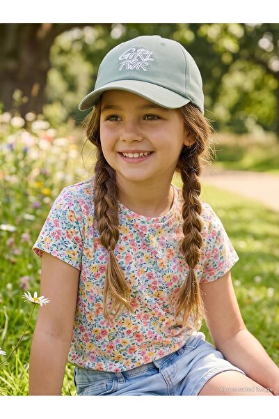 Civil Girls Power 6-9 Years Old Kids Girls Cap Hat - Verde