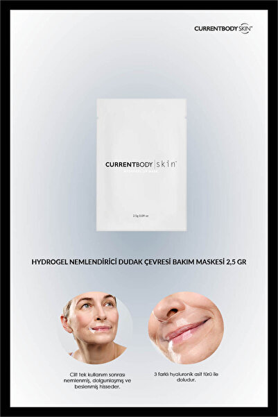 CurrentBody Skin Hydrogel Nemlendirici Dudak Çevresi Bakım Maskesi 2,5 gr