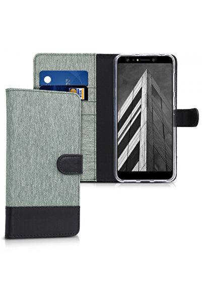 KWmobile Husă pentru Asus Zenfone 5 Lite, Textilă, Gri, 44629.01