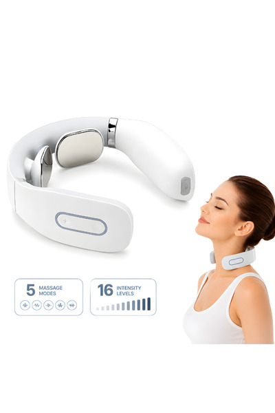 Horigen Dispozitiv de Masaj Cervical NX-N301, Aparat Gat, cu Incalzire Infrar...