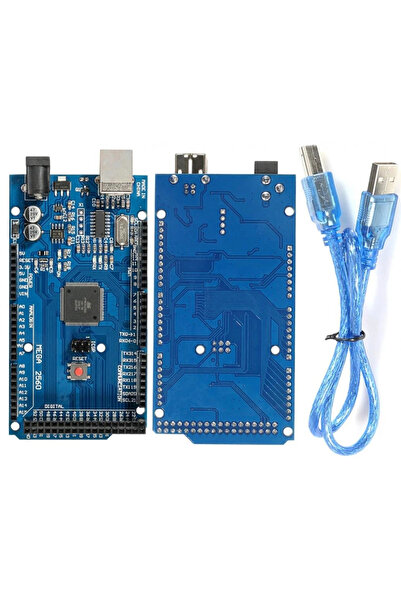 eğiteklab Arduino MEGA 2560 R3 Klon + USB Kablo - (USB Chip CH340)