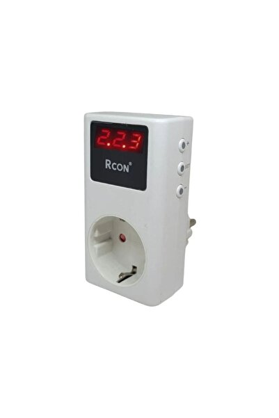 Rcon RCV-02 PRİZMATİK TASARIM AYARLANABİLİR VOLTAJ VE AKIM KORUYUCU PRİZ