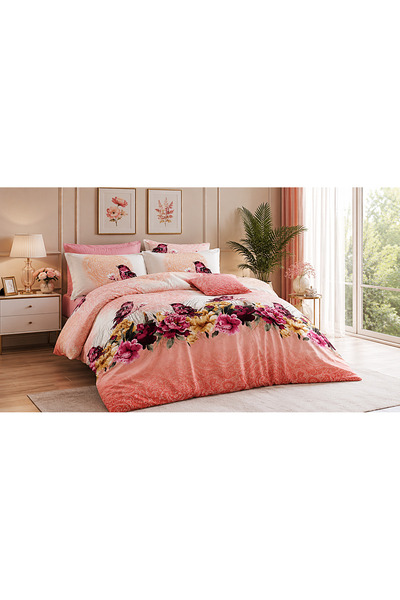 Fabeteks Çalıkuşu Ranforce 100% Cotton Double Duvet Cover Set