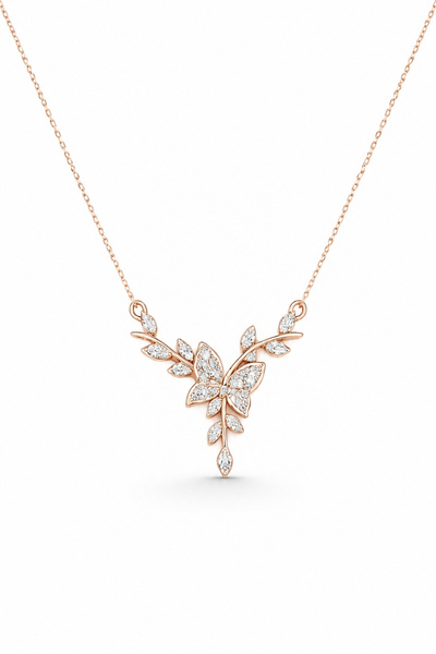 Lucente Jewellery Posebna ogrlica za žene u kutiji - leptir na grani, poseban...