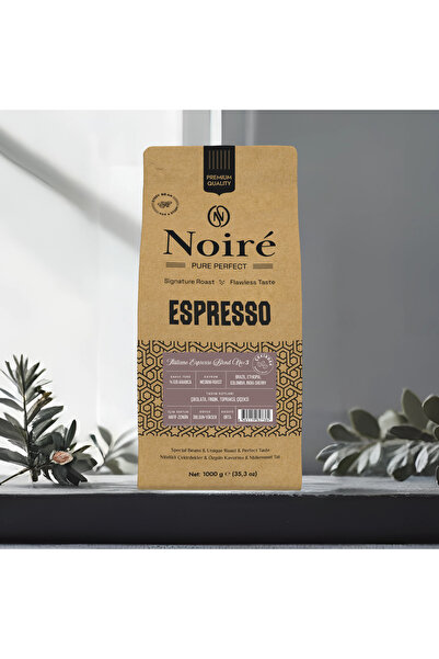 Noire Coffee خلطة إسبريسو نوير إيطاليانو № 3 عبوات 1000 جرام من مزيج القهوة ا...