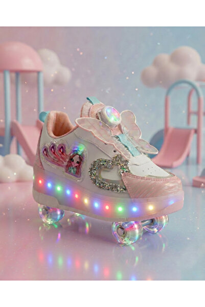 LE STYLE DE MARIE IŞIKLI KAYDIRAN MODEL-LED PATENLİ ÇOCUK AYAKKABI