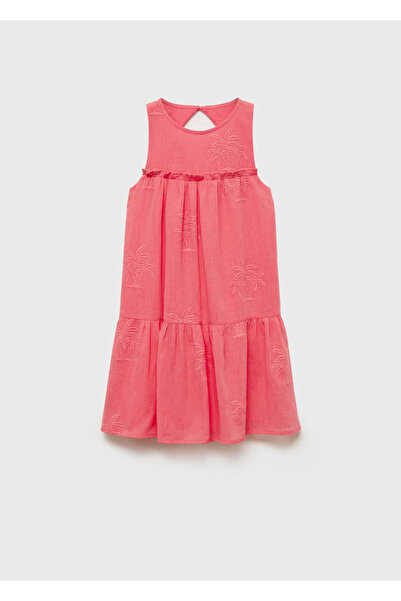 MANGO Kids Φόρεμα με κεντητική λεπτομέρεια