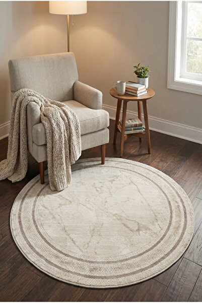 Nova Modern Beige Soft Textured Easy to Clean Woven Rug Living Room Runner Kitchen Bedroom Rug