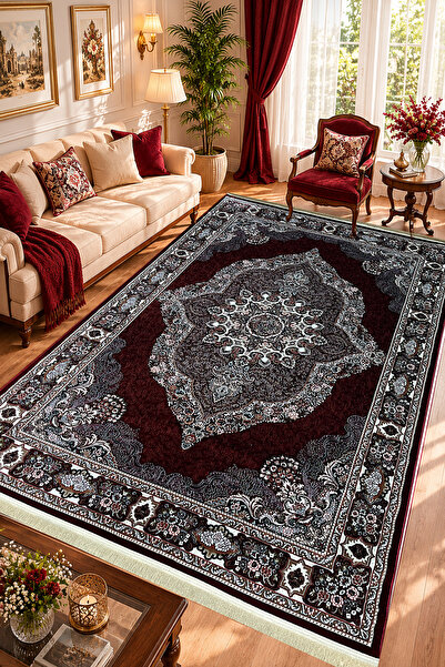 ünalcarpet 4 Metrekare - 6 Metrekare Modern Salon Ve Oturma Odası Halısı Yumu...