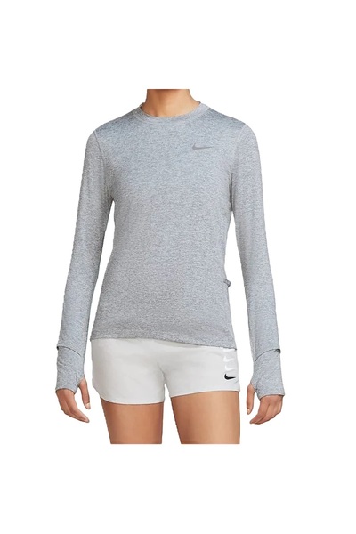 Nike Bluză de alergare pentru femei Dri-Fit Element-Gri-XL