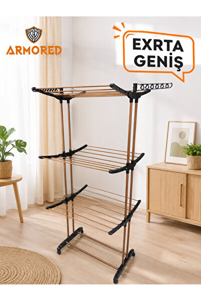 Armored Home Product Trio Large Zırhlı EXTRA KALIN BORULU Tekerlekli Sağlam 1...