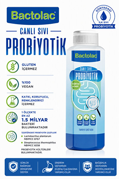Aktif Probiyotik - 1000 Ml (dünyada Canlı Organizma Içeren Tek Sıvı Probiyotik)